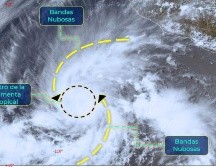 La tormenta tropical refuerza el aporte de humedad hacia los estados de Jalisco, Colima, Michoacán y Guerrero. ESPECIAL/Conagua/SMN