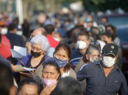 La dependencia sanitaria informó sobre la aplicación de 13 mil 368 vacunas en un lapso de ocho horas en el macromódulo de vacunación del auditorio Benito Juárez. EL INFORMADOR/F. ATILANO