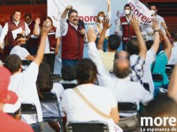 LOMELÍ. Continúa con sus promesas si llega al poder en estas elecciones. ESPECIAL