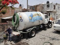 Para solicitar el servicio de pipas gratuitas se puede llamar a la línea telefónica SIAPATEL 3668-2482. ESPECIAL / SIAPA