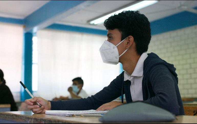 A partir del 1 de marzo de 2021, 64% de las escuelas del estado abrieron para grupos de acompañamiento académico. ESPECIAL /Gobierno de Jalisco