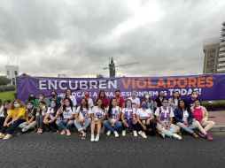 Esta mañana, la agrupación llevó a cabo una concentración en la Glorieta Minerva para visibilizar el caso. ESPECIAL