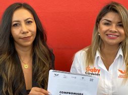 Cárdenas firmó una serie de compromisos con la organización Back Home. ESPECIAL