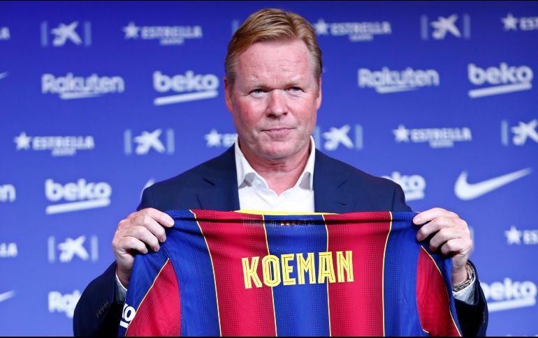 ''Pensamos que es lo mejor para el Barça, tanto Ronald Koeman como nosotros'', indica el equipo en un comunicado. AP / ARCHIVO