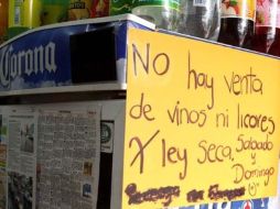 El próximo domingo 6 de junio, millones de mexicanos acudirán a las urnas a votar, es por esto, que muchas autoridades implementan la famosa Ley Seca. NTX / ARCHIVO