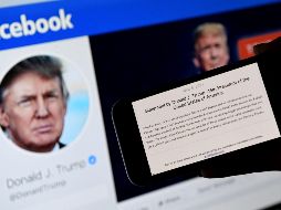 Las cuentas de Trump en Facebook e Instagram permanecen cerradas desde el asalto al Capitolio del pasado 6 de enero. AFP/O. Douliery