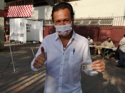 Pablo Lemus confesó que esperaría los resultados de las elecciones acompañado de su familia. EL INFORMADOR / J. Baumgarten