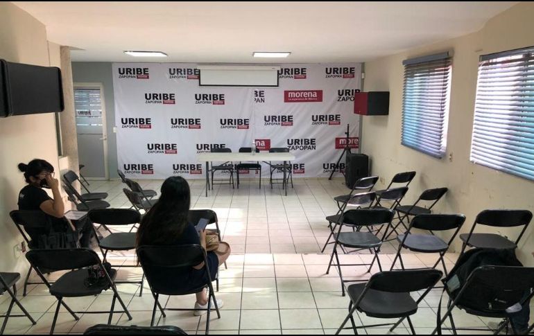 Uribe Camacho no se encuentra en su casa de campaña, ubicada en la colonia El Colli. EL INFORMADOR / R. Rivas