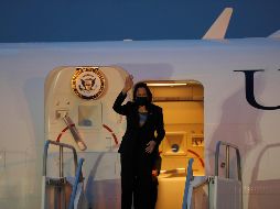 Harris pretende profundizar los lazos diplomáticos con Guatemala y México. EFE / E. Biba