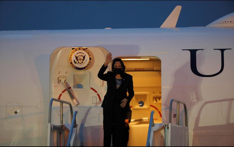 Harris pretende profundizar los lazos diplomáticos con Guatemala y México. EFE / E. Biba