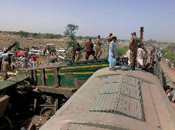 TRAGEDIA. 22 muertos hubo en el accidente de ferroviarios. AP