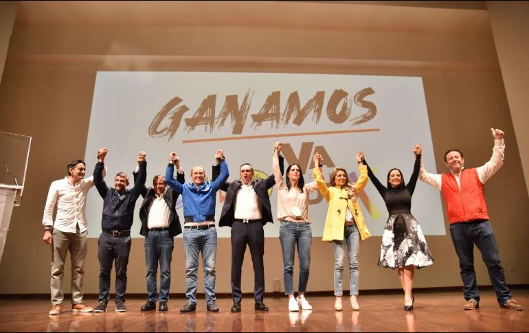 La coalición Va por México ganó en 7 de 16 alcaldías. TWITTER/@mauriciotabe