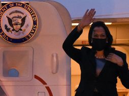Kamala Harris llega hoy a México por la noche procedente de Guatemala y mañana sostendrá un encuentro con AMLO. AFP / ARCHIVO