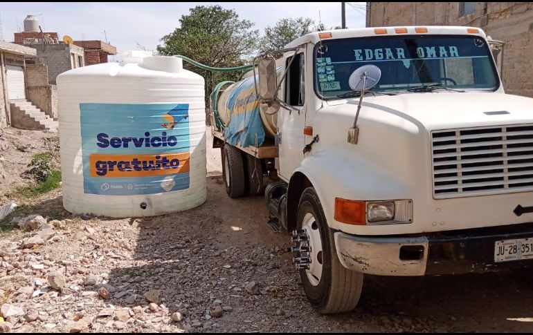 La distribución del vital líquido estará dentro de un horario de 08:00 a 20:00 horas. ESPECIAL / SIAPA