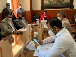 Sesión de la Comisión de Responsabilidades, que preside la diputada María Esther López Chávez. ESPECIAL / Congreso de Jalisco