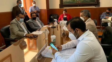 Sesión de la Comisión de Responsabilidades, que preside la diputada María Esther López Chávez. ESPECIAL / Congreso de Jalisco