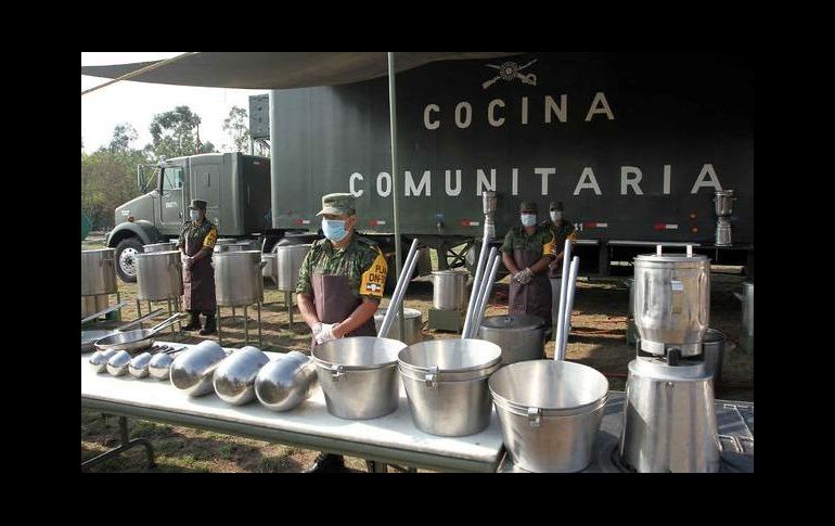 Las otras dos cocinas se enviaron a Tuxla Gutiérrez, en Chiapas, y a Mérida, Yucatán. ESPECIAL
