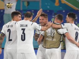 Contundente debut de la Selección de Italia. AFP / A. Lingria