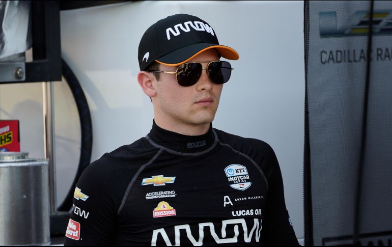 Este domingo el piloto mexicano, Pato O'Ward, se proclamó ganador del Gran Premio de Detroit. AP