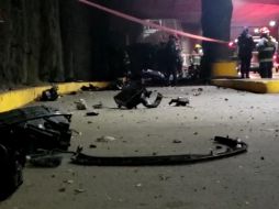 El accidente ocurrió la madrugada de este domingo. ESPECIAL /