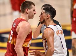 NBA. Jokic y Payne armaron un conato de bronca. AFP