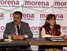 La delegada morenista Yeidckol Polevnsky acusa directamente a la diputada federal electa de Morena Claudia Delgadillo de haber operado en contra de Lomelí y para favorecer a Lemus. EL INFORMADOR / R. Rivas