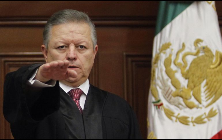 Zaldívar reconoció que la ampliación de su mandato ha generado un ambiente de desconfianza. EFE / ARCHIVO