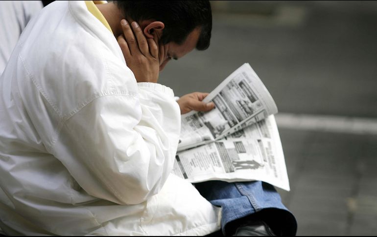 En marzo de 2021, 4.2 millones de personas se encontraban desocupadas, es decir, estaban desempleadas, las habían ''descansado'' sin goce de sueldo o no podían trabajar por la pandemia. EL INFORMADOR / ARCHIVO