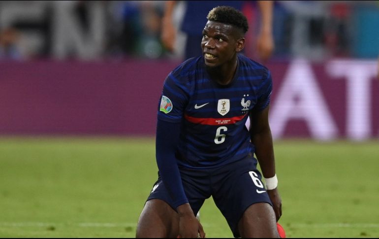 Paul Pogba fue reconocido como el MVP del partido entre Francia e Inglaterra. EFE