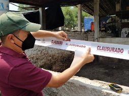 La medida de seguridad permanecerá, hasta que la persona responsable del lugar acredite implementar acciones correctivas. ESPECIAL / Proepa Jalisco
