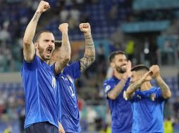 Generoso en el esfuerzo y con el arco rival constantemente en el punto de mira, el combinado de Roberto Mancini no dejó respirar a Suiza. EFE/A. Tarantino