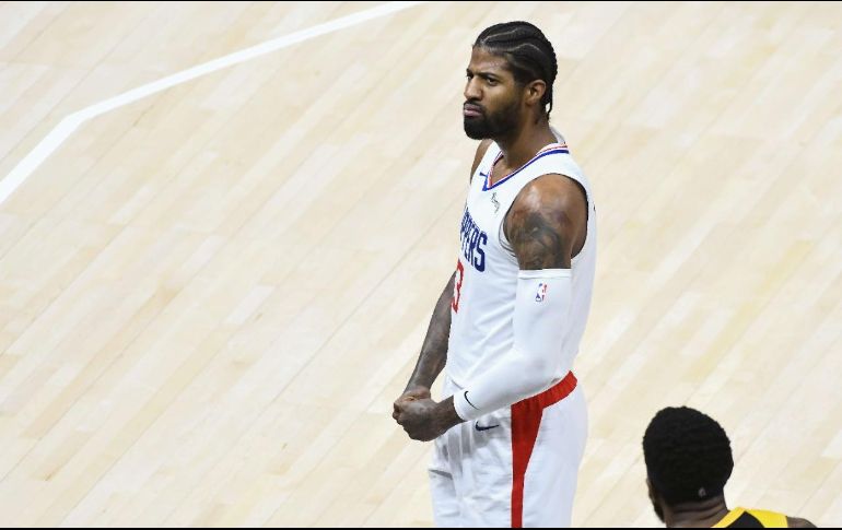 Paul George, brilló con 37 puntos, 16 rebotes y 5 asistencias. AFP