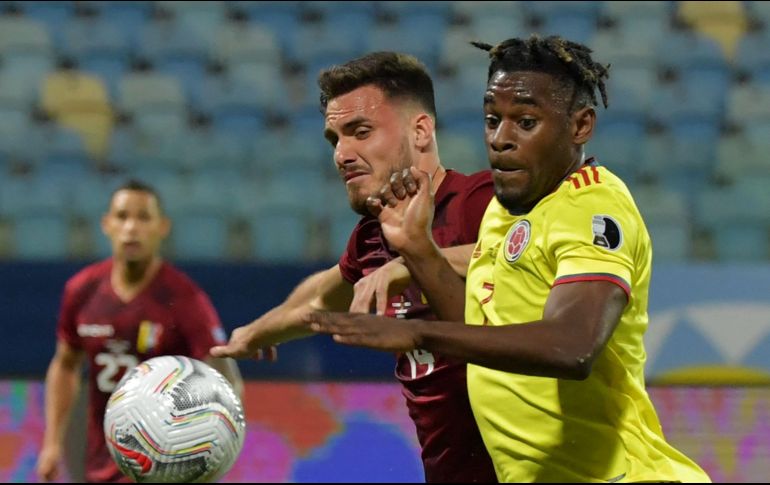 La Vinotinto dio dura pelea en Goiania en el inicio de la segunda fecha con un plantel integrado por 16 jugadores llamados de urgencia. AFP / N. Almeida