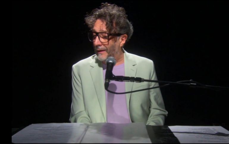 Fito Páez interpretó canciones como “Un vestido y un amor” y “Nocturno en Sol”. ESPECIAL