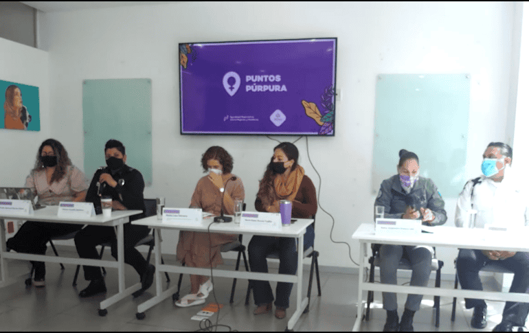 Los Puntos Púrpura forman parte de la estrategia “Nos movemos seguras”. ESPECIAL