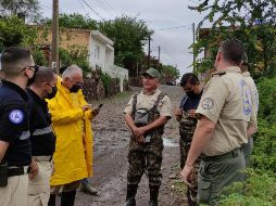 Oficiales de Protección Civil y Bomberos de Jalisco llegaron al lugar de los hechos en coordinación con las autoridades municipales. ESPECIAL