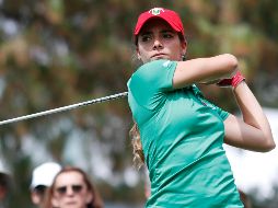 GABY LÓPEZ. El COM designó a la golfista, junto al clavadista Rommel Aghmed Pacheco, como los abanderados de la Delegación Mexicana que participará en Tokio 2020. IMAGO7