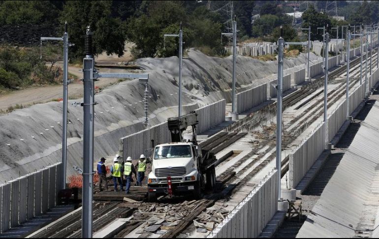 El Tren Interurbano México-Toluca lleva un avance de más del 80 por ciento. NTX/ARCHIVO