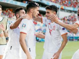 SE REDIME. La Selección ibérica no había tenido buenas actuaciones, pero la goleada los metió a Octavos de Final. EFE