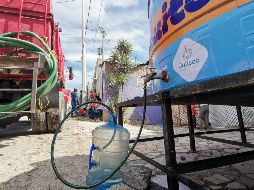 La distribución estará dentro de un horario de 08:00 a 20:00 horas. Ante el desabasto de agua el SIAPA exhorta a cuidar el vital líquido. SIAPA / ARCHIVO