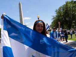 Manifestación contra el gobierno nicaragüense en Washington, Estados Unidos. AP/J. Magaña