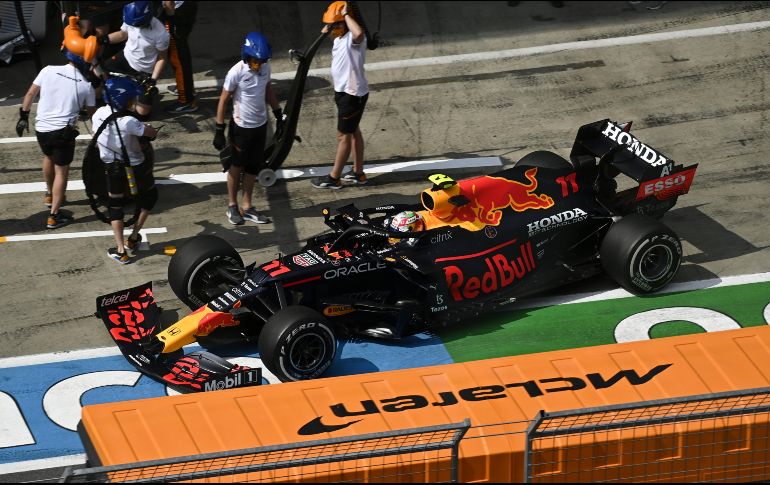 A pesar de quedar en cuarto este domingo, Pérez se mantuvo tercero en el campeonato mundial. EFE / C. Bruna