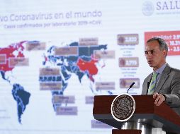 Las conferencias vespertinas tras su suspensión volverán a presentarse una vez por semana.EFE/ARCHIVO