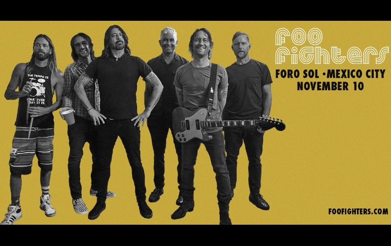 El anuncio de la banda de Seattle rompe las redes este jueves en México. TWITTER / @foofighters