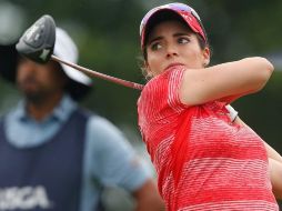 Gaby López contó con una sólida jornada de 69 golpes, dos abajo de par, registrando cinco buenos birdies con tres bogeys. AFP/ARCHIVO