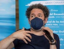 El director de orquesta venezolano Gustavo Dudamel suma a su lista de grandes colaboraciones dos conciertos con Christina Aguilera. EFE/Q. Curbelo