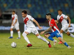 Ormeño vio acción en el partido. EFE / F. Bizerra