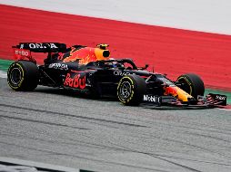 Sergio Pérez, en la calificación en Spielberg, Austria. AFP / A. Isakovic