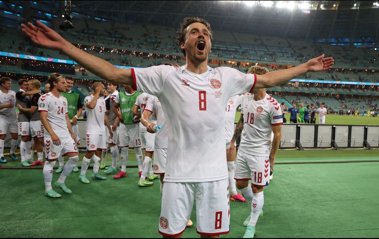 Dinamarca regresará a unas semifinales del máximo torneo europeo de selecciones tras las que pisó en 1992, cuando se proclamó campeona con su generación apodada ''Danish Dynamite''. AFP / N. Baker