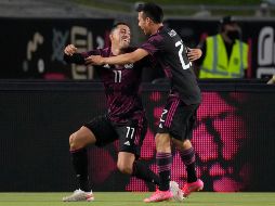 ESTRENO. Rogelio Funes Mori anotó su primer gol con el Tricolor en apenas 4 minutos. AP